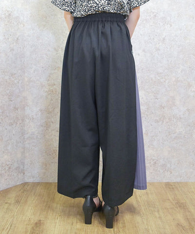 Side Striped Wide Pants