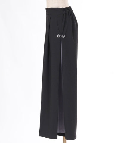 Side Striped Wide Pants