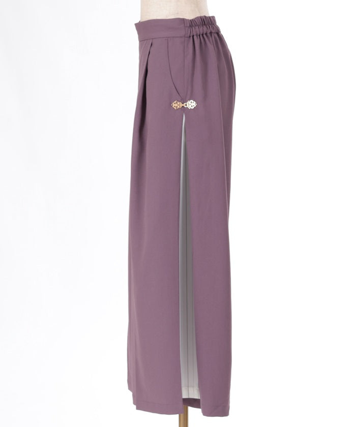 Side Striped Wide Pants