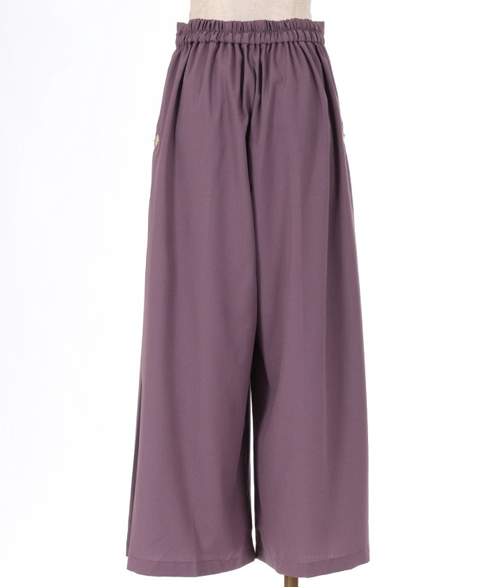 Side Striped Wide Pants