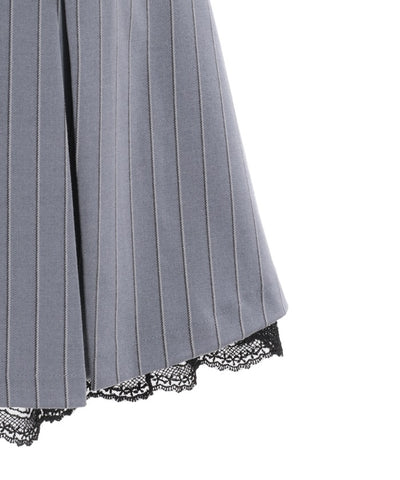 High-Waisted Mini Skirt with Belt