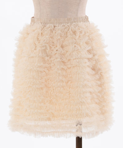 Tulle Frill Mini Skirt