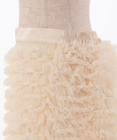 Tulle Frill Mini Skirt