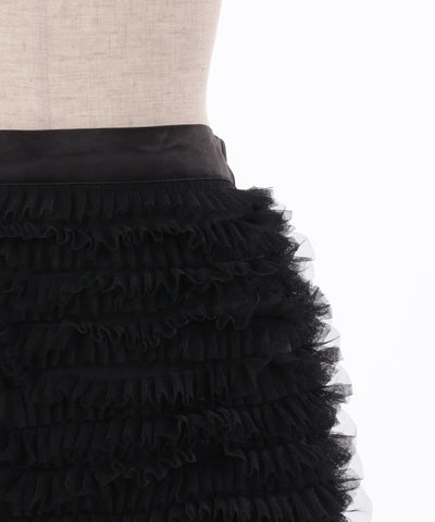 Tulle Frill Mini Skirt