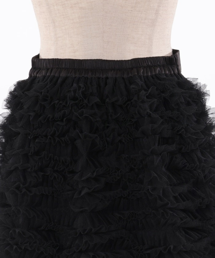 Tulle Frill Mini Skirt