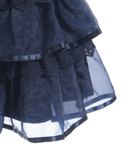 Volume Tiered Mini Skirt