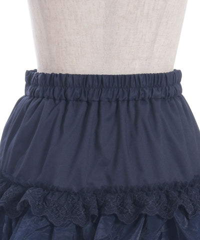 Volume Tiered Mini Skirt