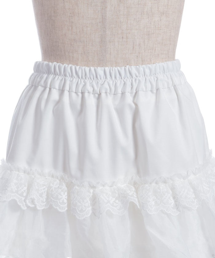 Volume Tiered Mini Skirt