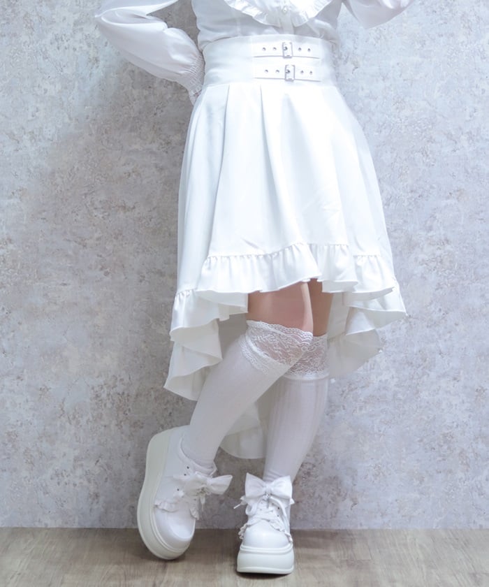 Belt Design Fishtail Skirt