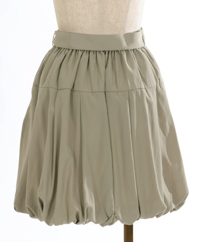 Balloon Mini Skirt with Belt
