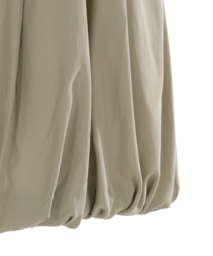 Balloon Mini Skirt with Belt