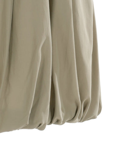 Balloon Mini Skirt with Belt