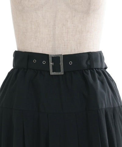 Balloon Mini Skirt with Belt