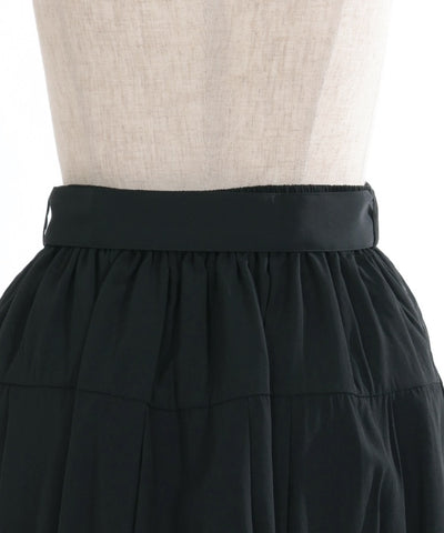 Balloon Mini Skirt with Belt