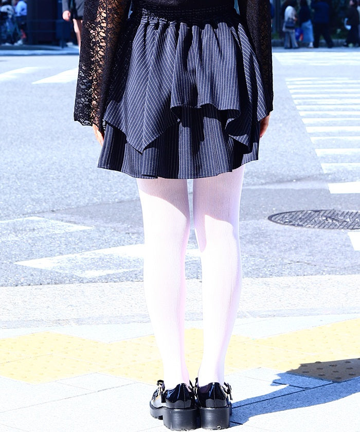 Shirt Wrap Design Irregular Hem Mini Skirt