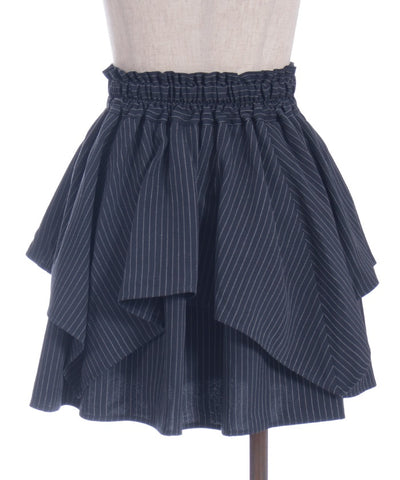 Shirt Wrap Design Irregular Hem Mini Skirt