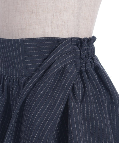 Shirt Wrap Design Irregular Hem Mini Skirt