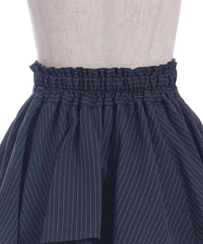 Shirt Wrap Design Irregular Hem Mini Skirt