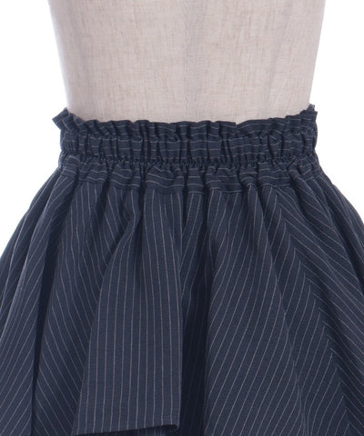 Shirt Wrap Design Irregular Hem Mini Skirt