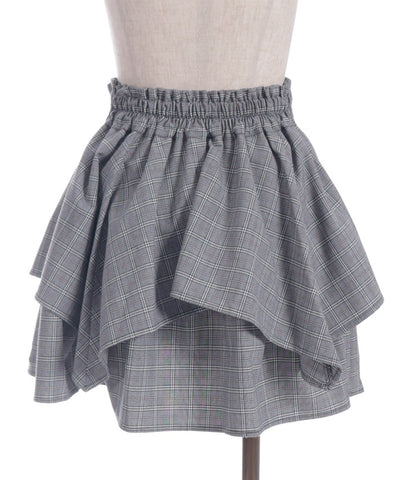 Shirt Wrap Design Irregular Hem Mini Skirt