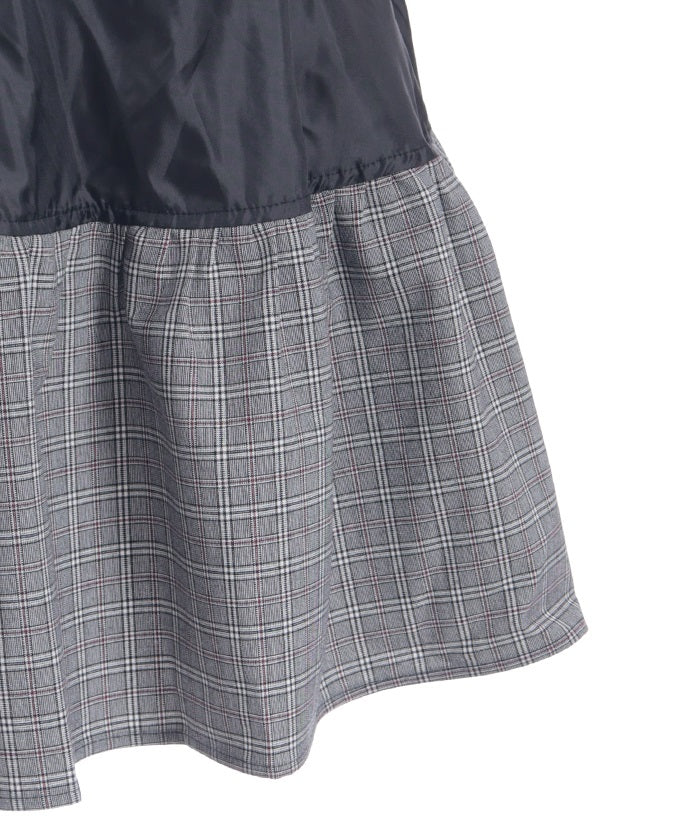 Shirt Wrap Design Irregular Hem Mini Skirt
