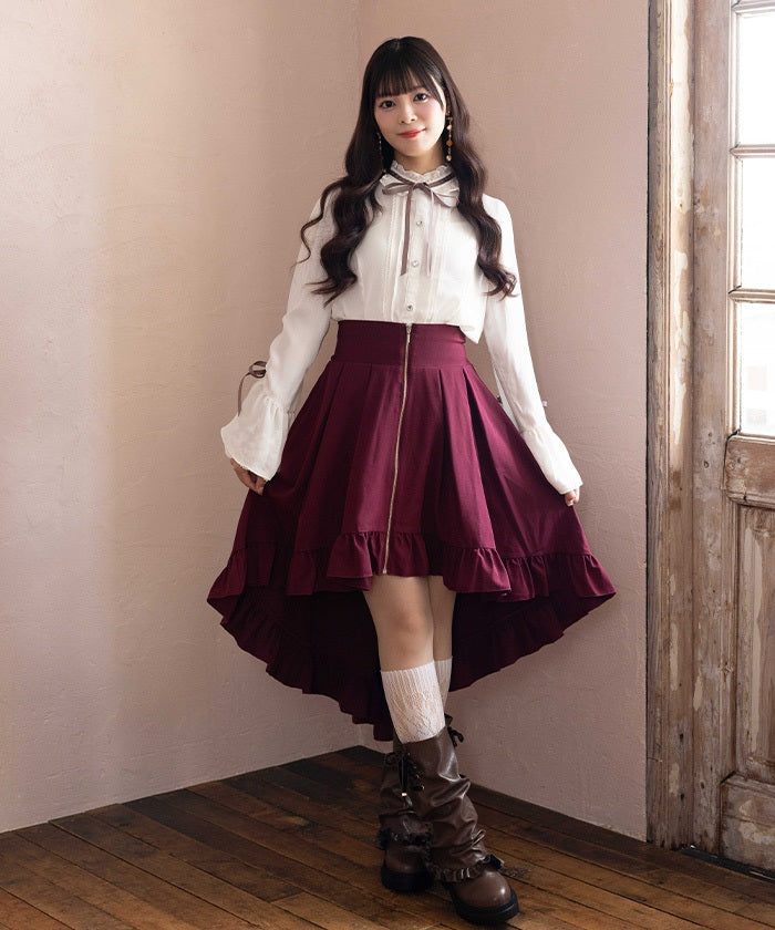Fishtail Zip Skirt – axes femme from JAPAN