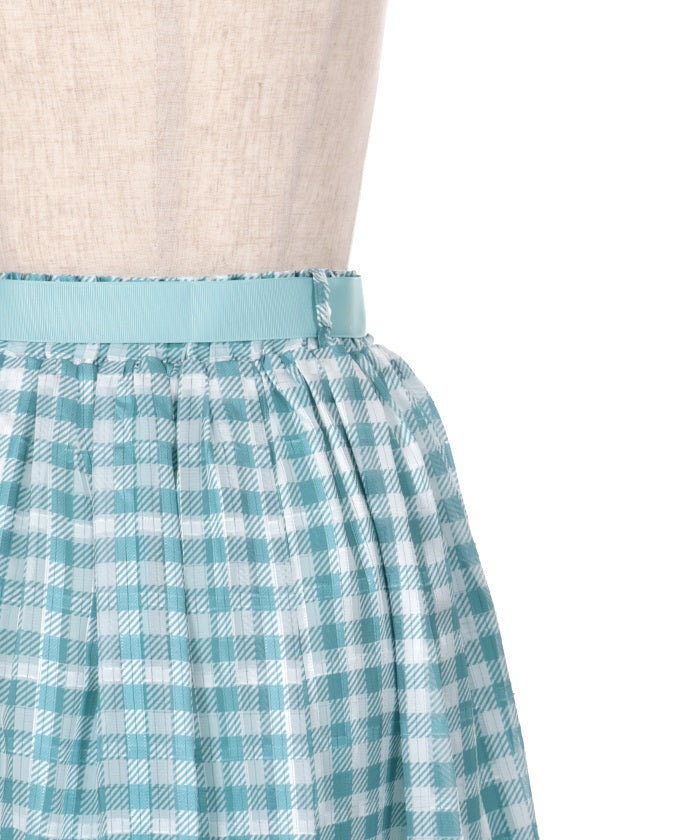 Chocolate Mint Print Skirt