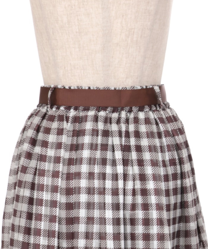 Chocolate Mint Print Skirt – axes femme from JAPAN