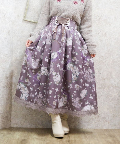 Rose Wreath Pattern Skirt