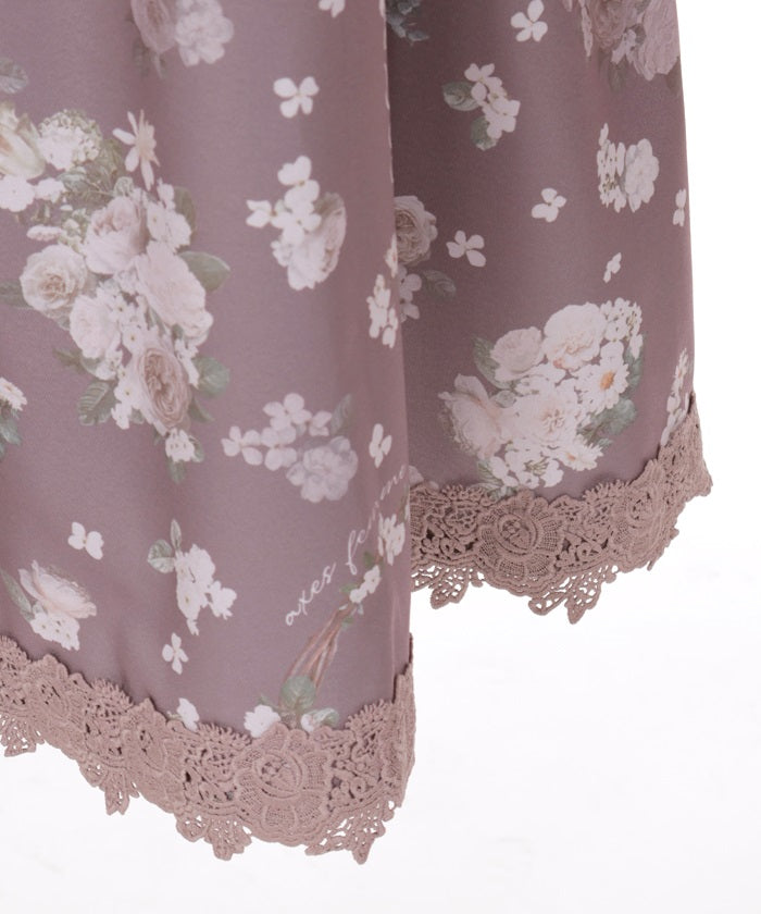 Rose Wreath Pattern Skirt