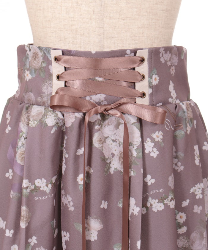 Rose Wreath Pattern Skirt