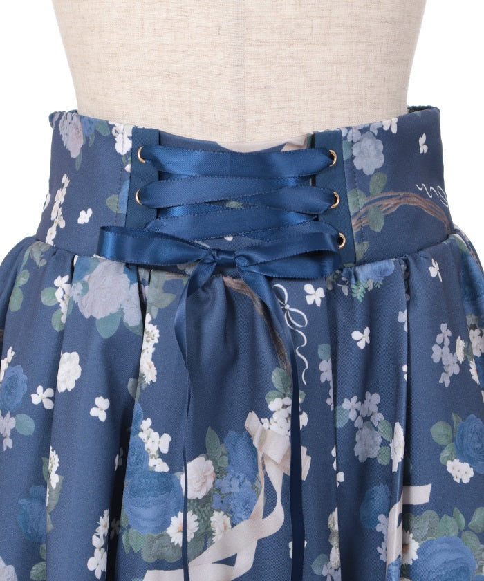 Rose Wreath Pattern Skirt