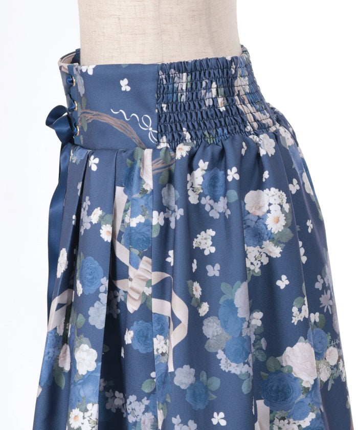 Rose Wreath Pattern Skirt