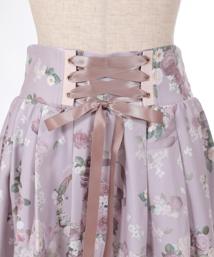 Rose Wreath Pattern Skirt