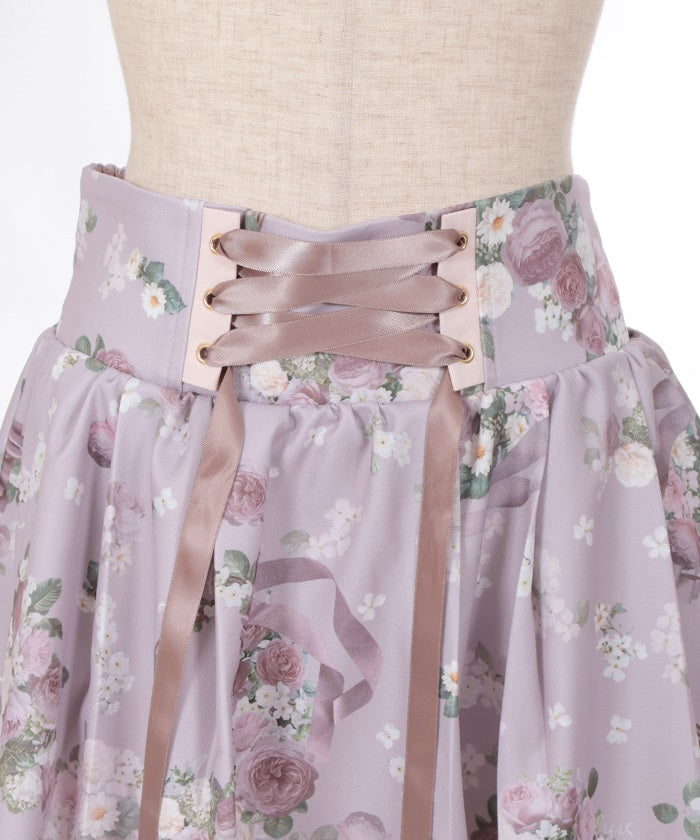 Rose Wreath Pattern Skirt