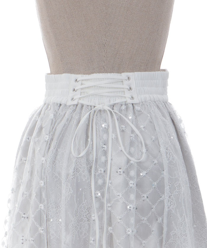 Sequin Tulle Skirt