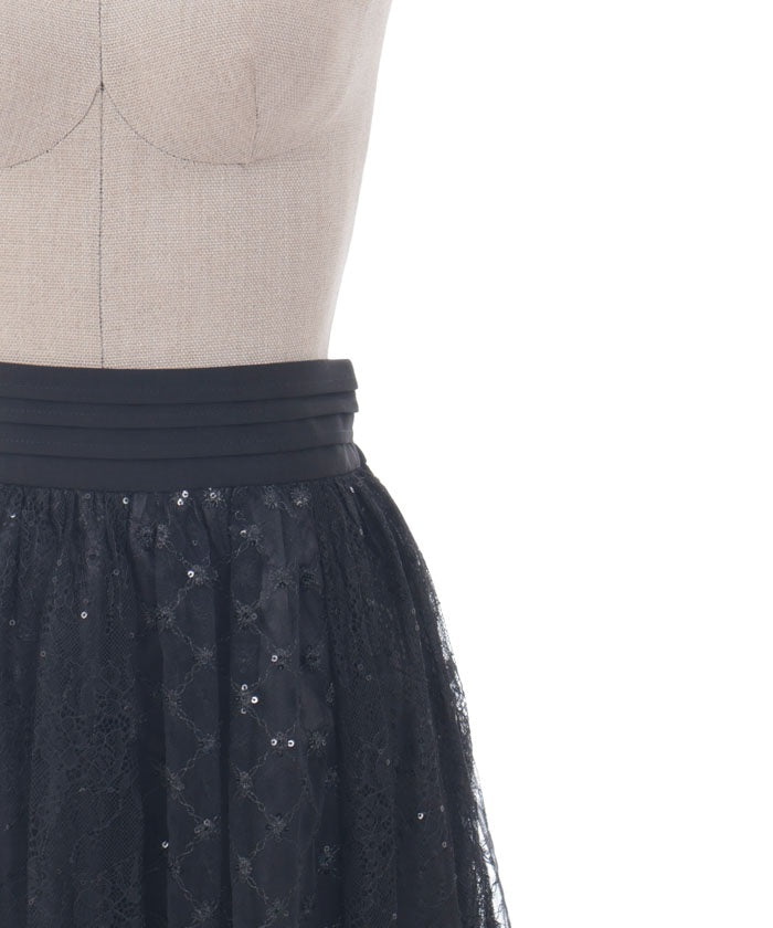 Sequin Tulle Skirt