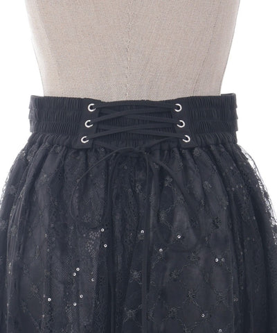 Sequin Tulle Skirt