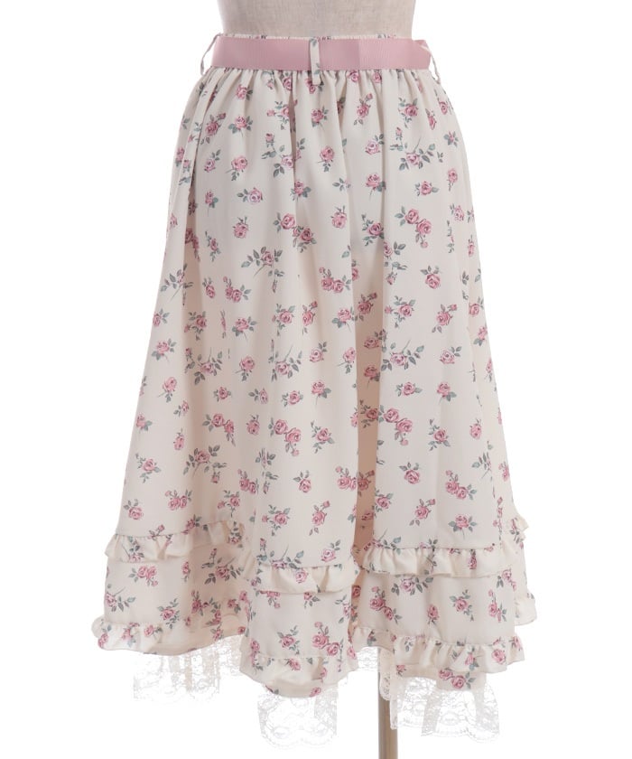 Miniature Rose Pattern Skirt (Pre-order)