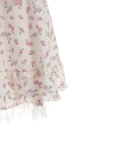 Miniature Rose Pattern Skirt (Pre-order)