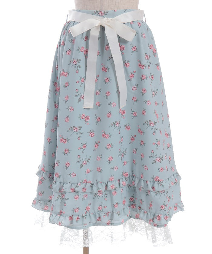 Miniature Rose Pattern Skirt (Pre-order)