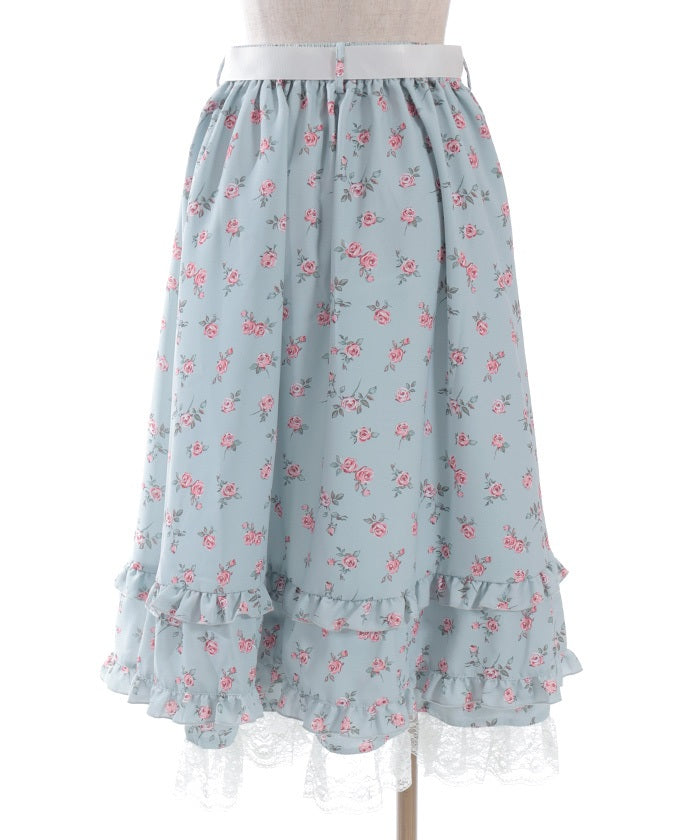 Miniature Rose Pattern Skirt (Pre-order)