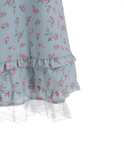 Miniature Rose Pattern Skirt (Pre-order)