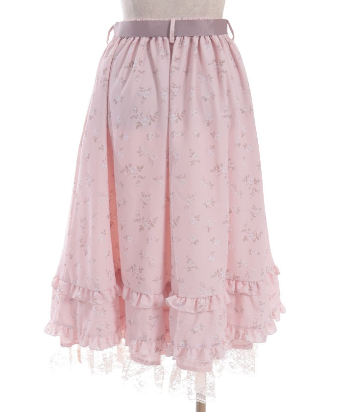 Miniature Rose Pattern Skirt (Pre-order)