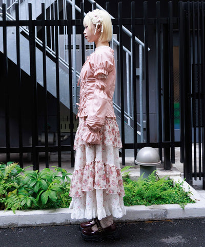 Small Flower & Lace Patchwork Skirt