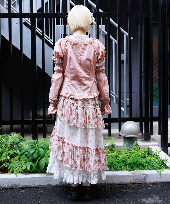 Small Flower & Lace Patchwork Skirt