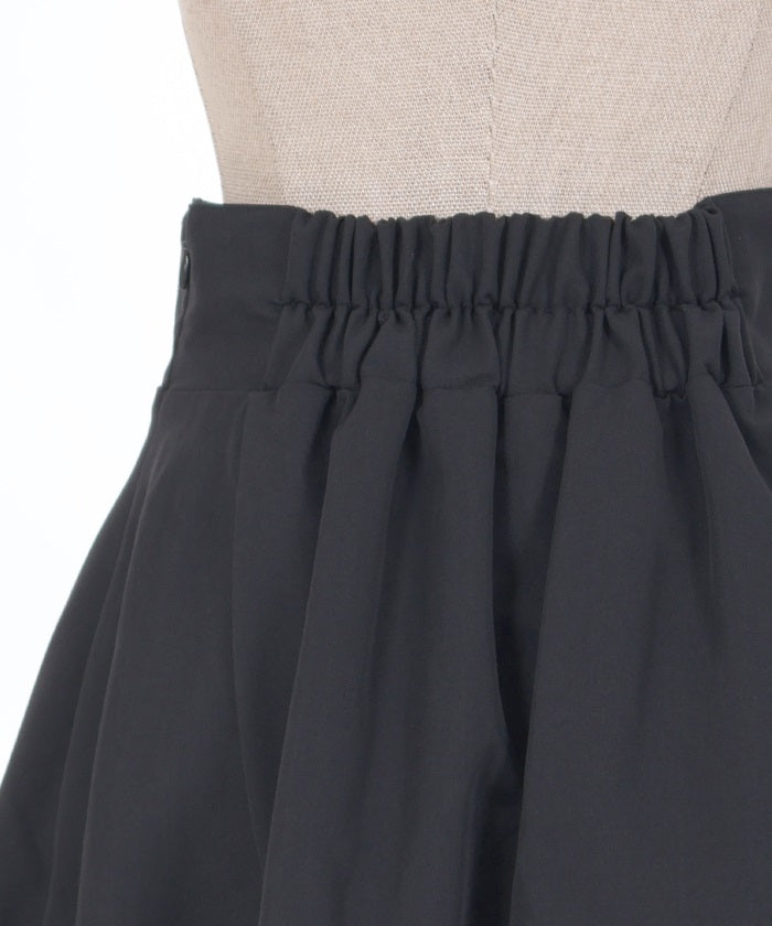 Frill Design Tuck Skirt