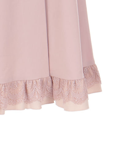 Frill Design Tuck Skirt