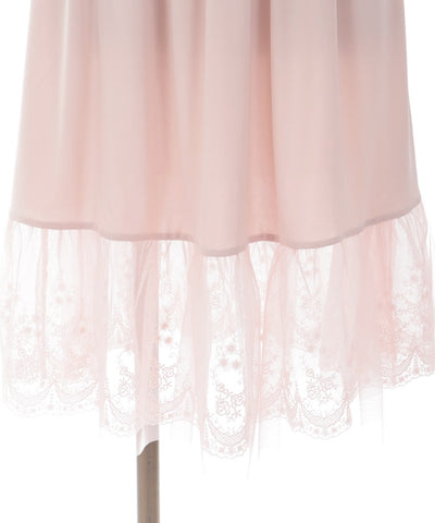 Selectable Length Tulle Lace Petticoat