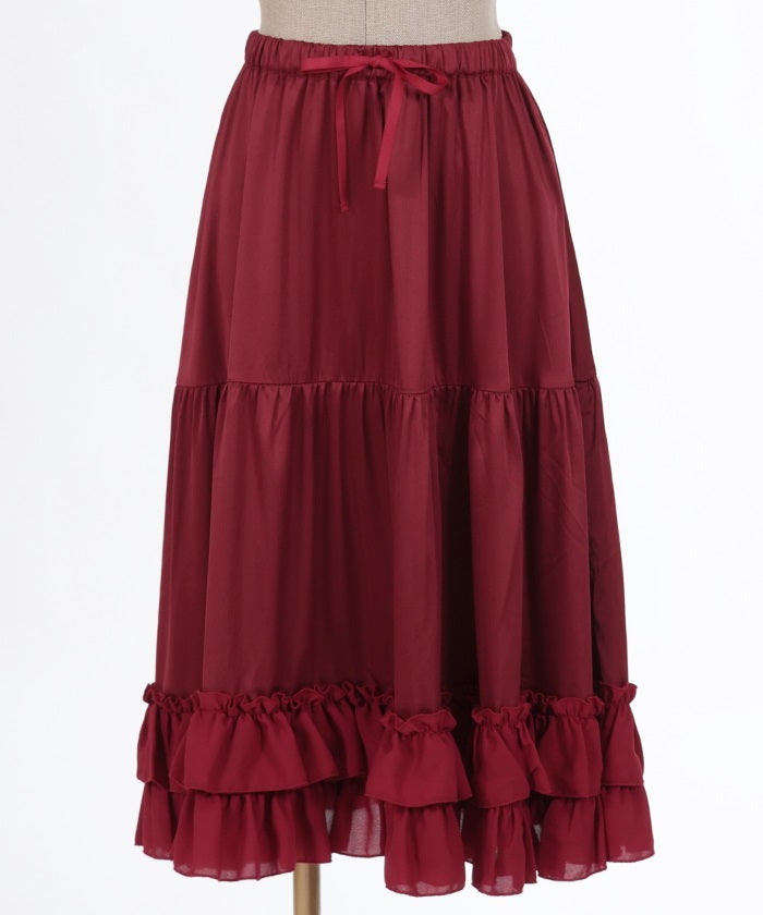 Midi Frill Pettiskirt